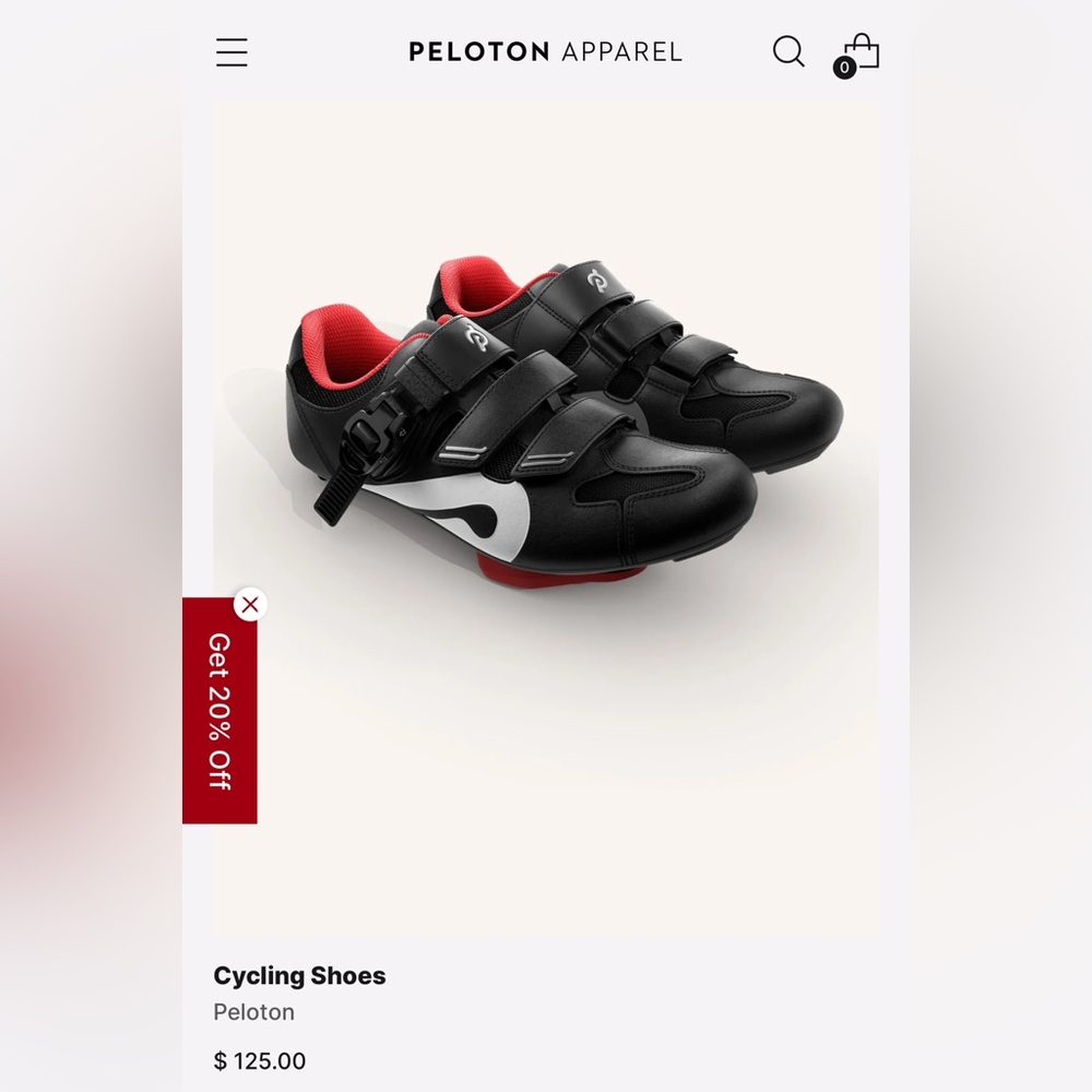 PELOTON Sz 41 Men’s Cycling Shoes Like new condition Originally $125